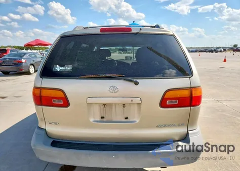 2000 Toyota Sienna Le из США, поврежденный, VIN 4T3ZF13C1YU251134